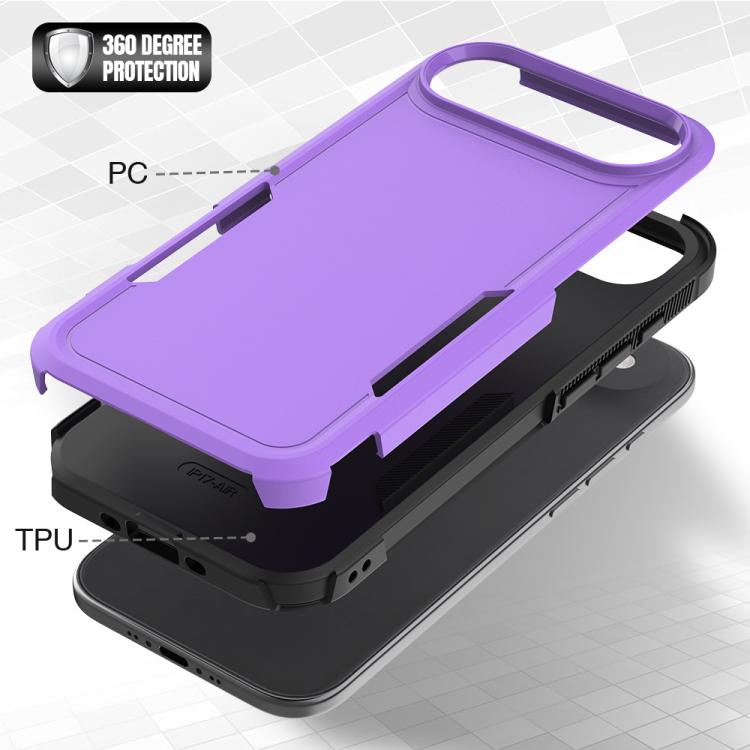 For iPhone Air 2 in 1 PC + TPU Phone Case