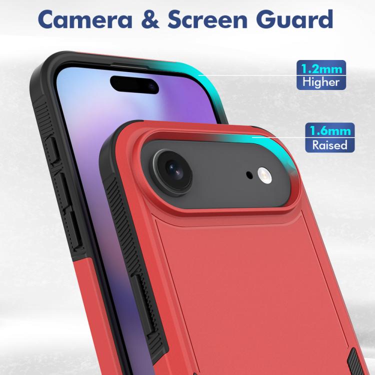 For iPhone Air 2 in 1 PC + TPU Phone Case