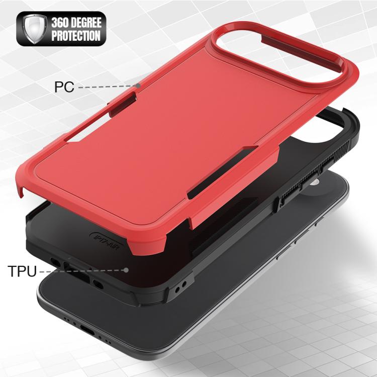 For iPhone Air 2 in 1 PC + TPU Phone Case