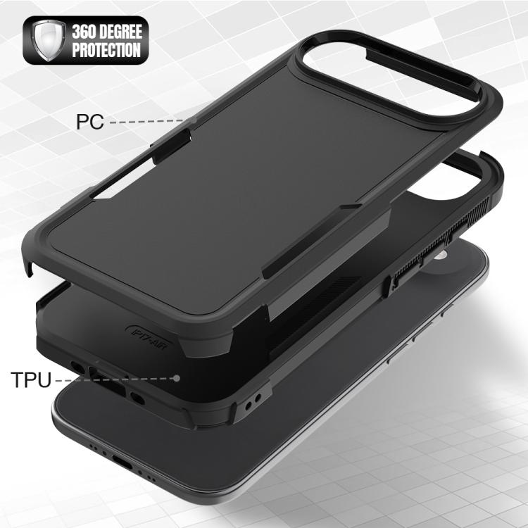 For iPhone Air 2 in 1 PC + TPU Phone Case