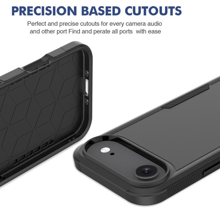 For iPhone Air 2 in 1 PC + TPU Phone Case