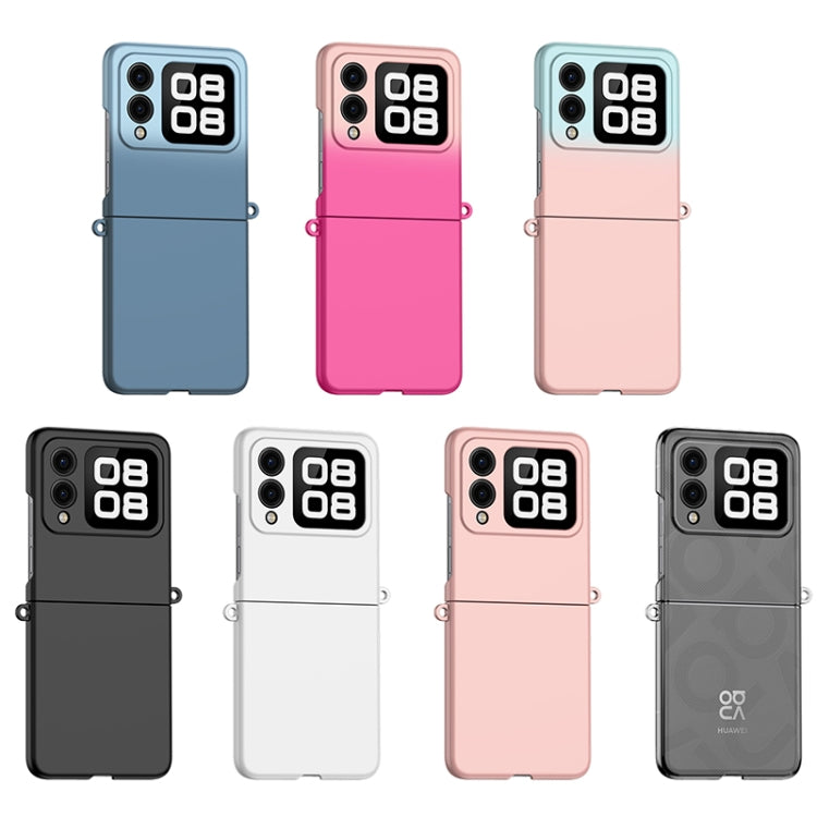 For Huawei Nova Flip Gradient Color Skin Feel PC Full Coverage Shockproof Phone Case