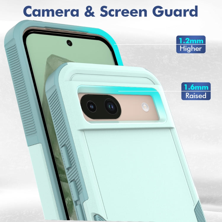For Google Pixel 8a 2 in 1 PC + TPU Phone Case