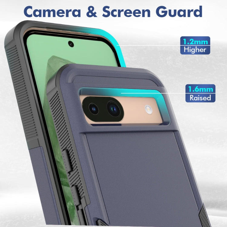 For Google Pixel 8a 2 in 1 PC + TPU Phone Case