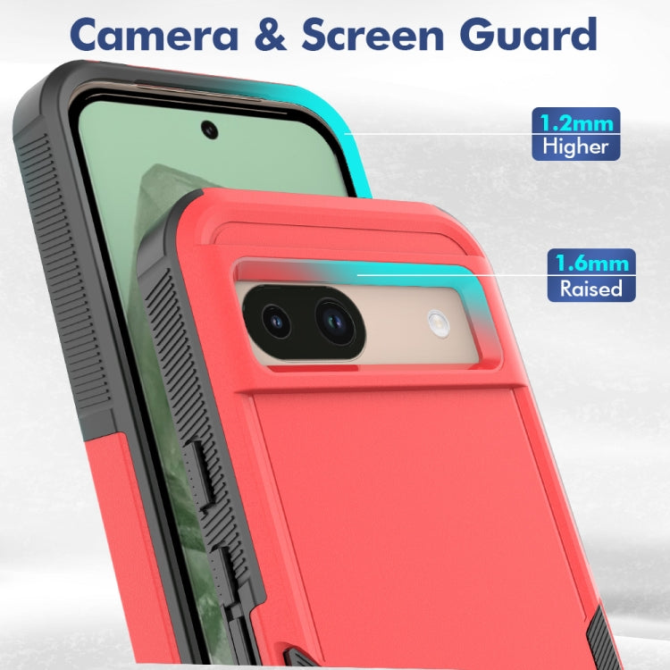 For Google Pixel 8a 2 in 1 PC + TPU Phone Case