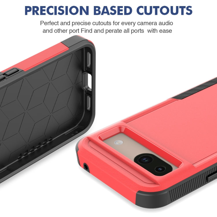 For Google Pixel 8a 2 in 1 PC + TPU Phone Case