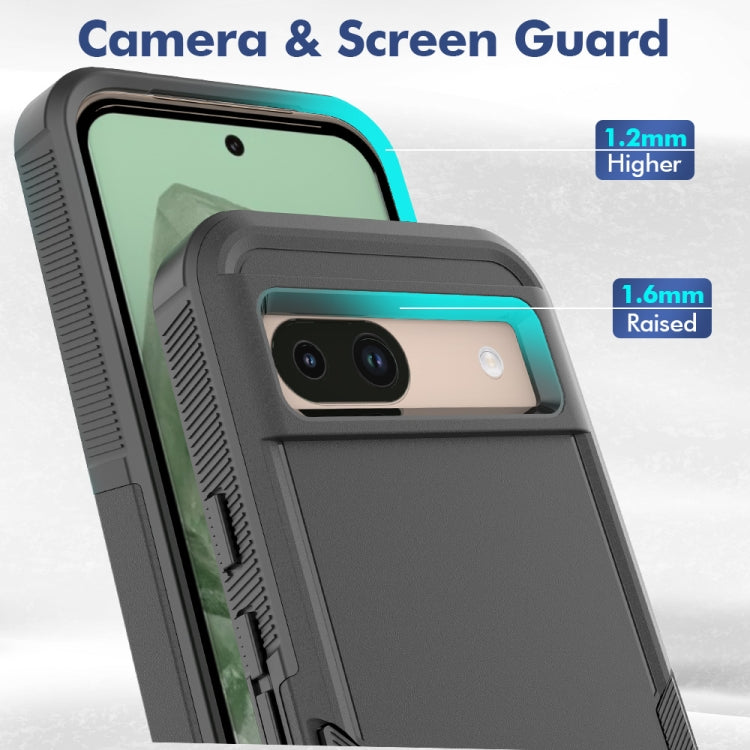 For Google Pixel 8a 2 in 1 PC + TPU Phone Case