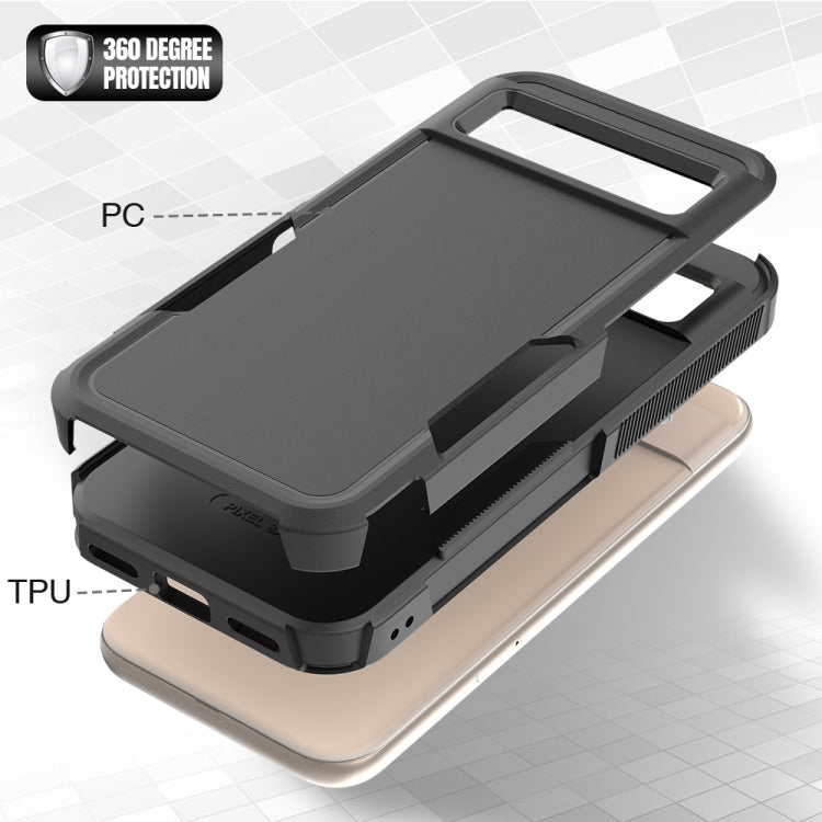 For Google Pixel 8a 2 in 1 PC + TPU Phone Case
