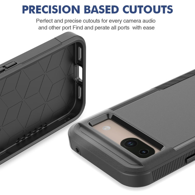 For Google Pixel 8a 2 in 1 PC + TPU Phone Case