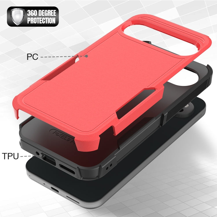 For Google Pixel 9 Pro XL 2 in 1 PC + TPU Phone Case