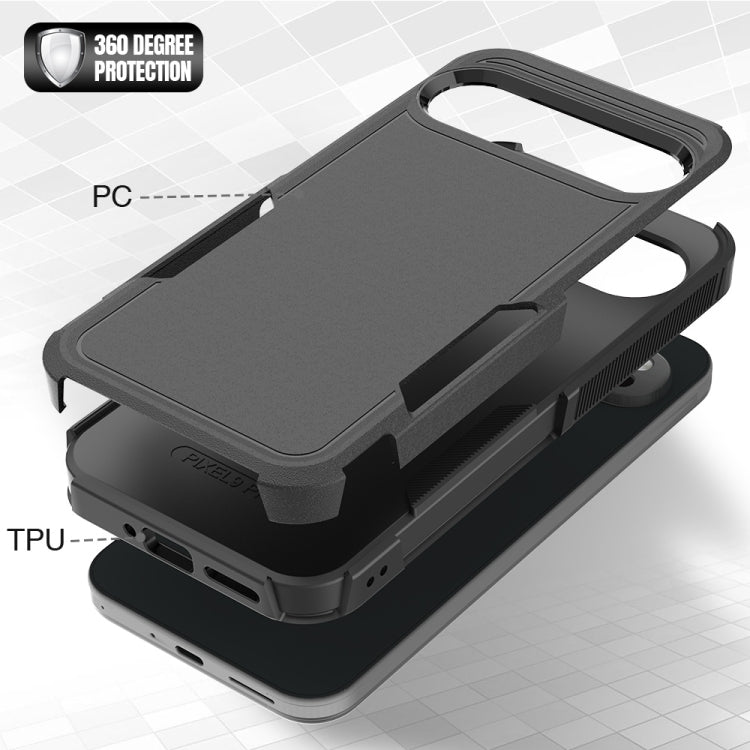 For Google Pixel 9 Pro XL 2 in 1 PC + TPU Phone Case