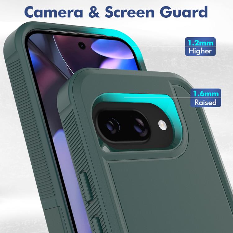 For Google Pixel 9a 2 in 1 PC + TPU Phone Case