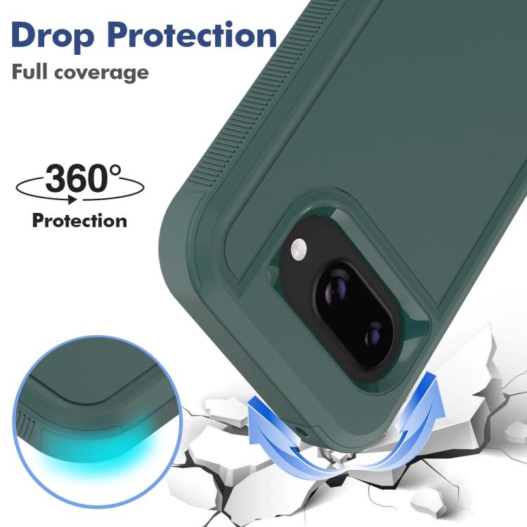 For Google Pixel 9a 2 in 1 PC + TPU Phone Case