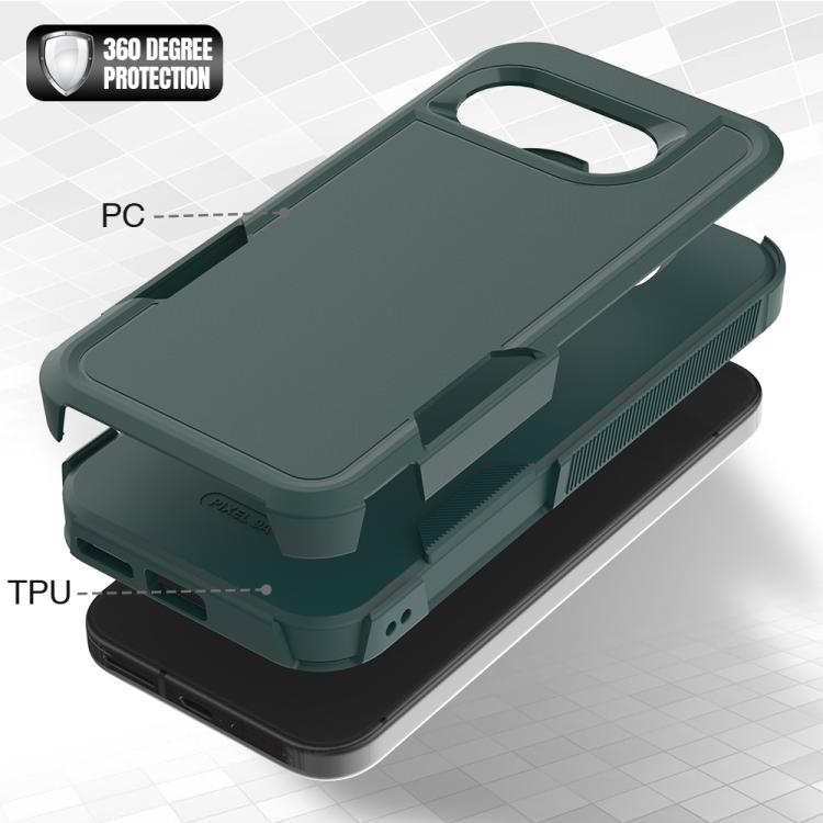 For Google Pixel 9a 2 in 1 PC + TPU Phone Case