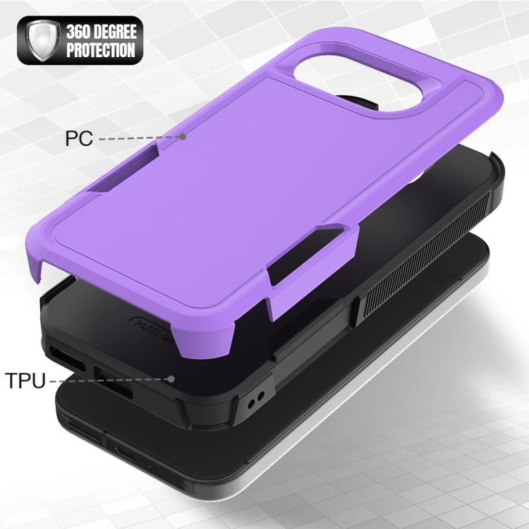 For Google Pixel 9a 2 in 1 PC + TPU Phone Case