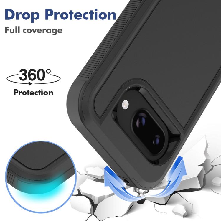 For Google Pixel 9a 2 in 1 PC + TPU Phone Case