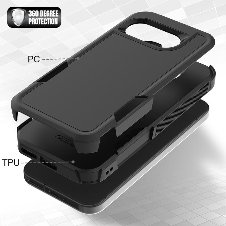 For Google Pixel 9a 2 in 1 PC + TPU Phone Case