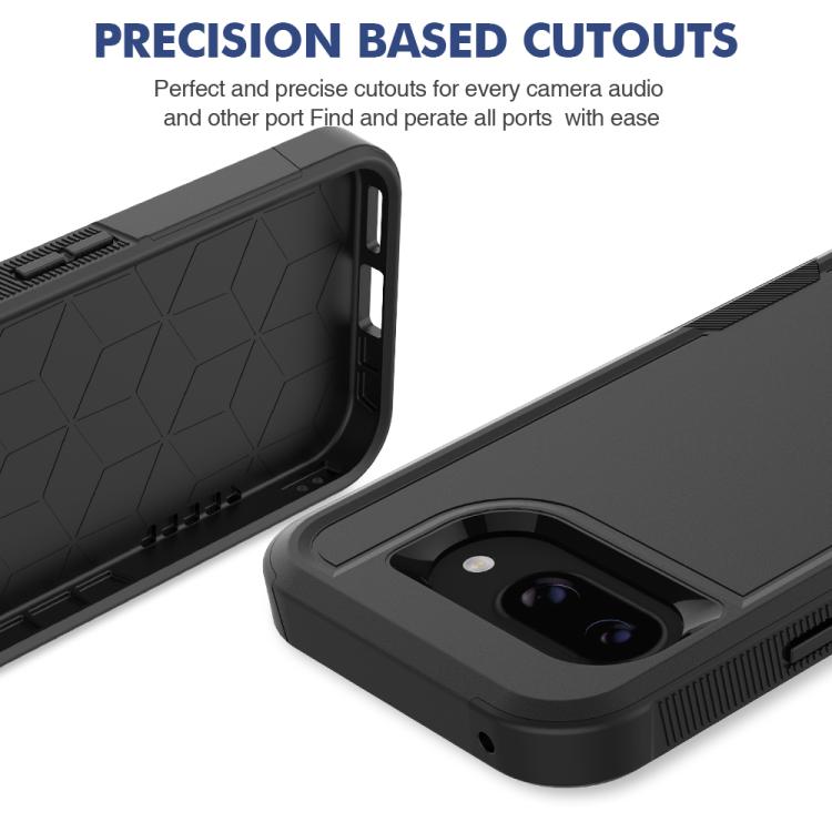 For Google Pixel 9a 2 in 1 PC + TPU Phone Case