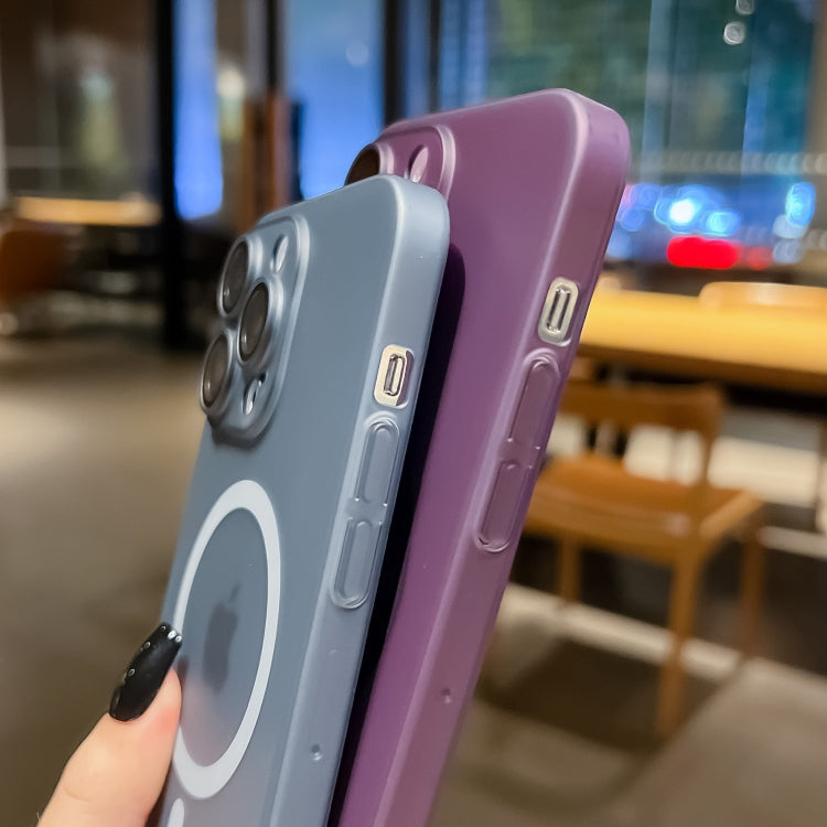 For iPhone 16 Ultra-thin MagSafe Frosted PC Phone Case