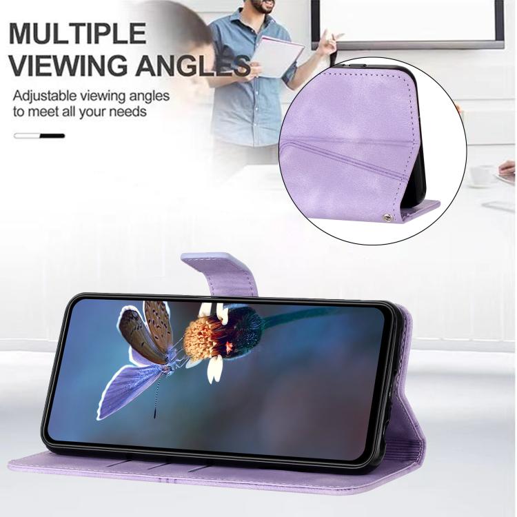 For iPhone 17e / 16e Triangle Solid Color Leather Phone Case