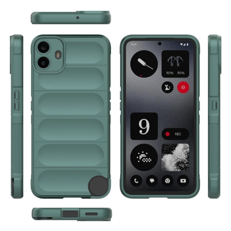 For Nothing CMF Phone 1 Magic Shield TPU + Flannel Phone Case