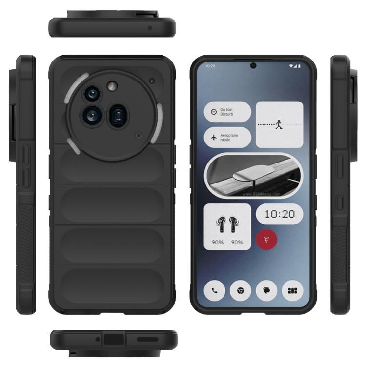 For Nothing Phone 3a Pro Magic Shield TPU + Flannel Phone Case