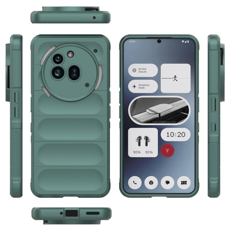 For Nothing Phone 3a Pro Magic Shield TPU + Flannel Phone Case