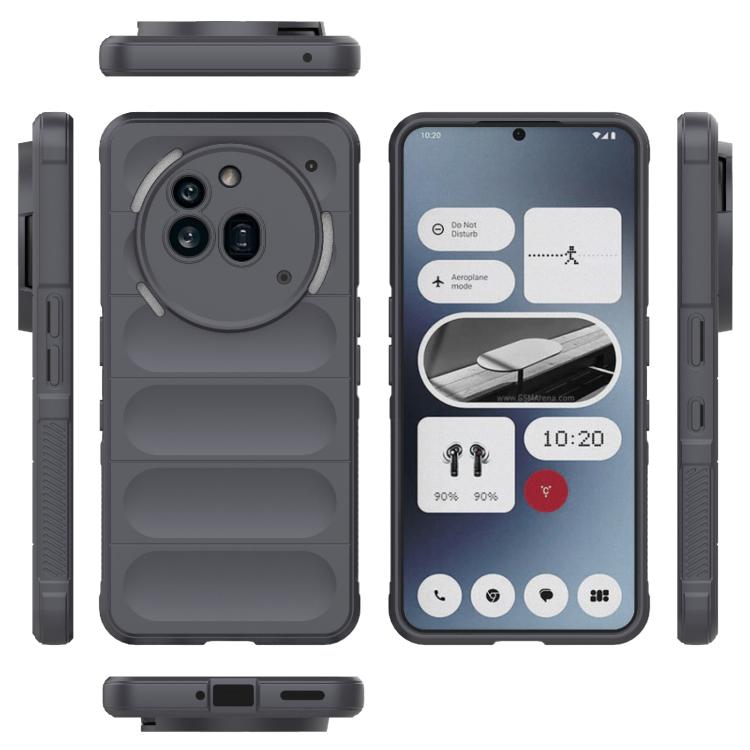 For Nothing Phone 3a Pro Magic Shield TPU + Flannel Phone Case