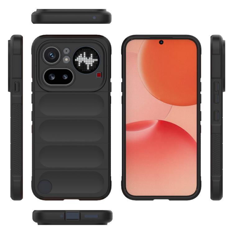 For Nothing Phone 4a Pro 5G Global Magic Shield TPU + Flannel Phone Case