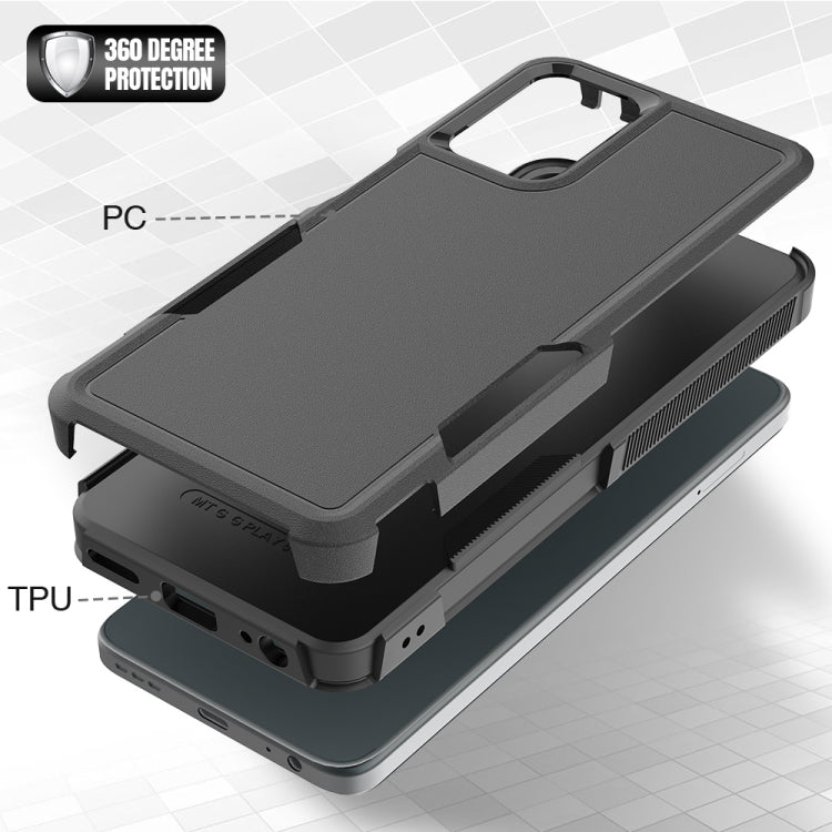 For Motorola Moto G 5G 2024 2 in 1 PC + TPU Phone Case