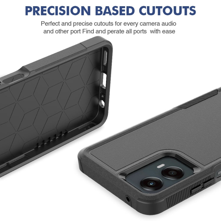 For Motorola Moto G 5G 2024 2 in 1 PC + TPU Phone Case