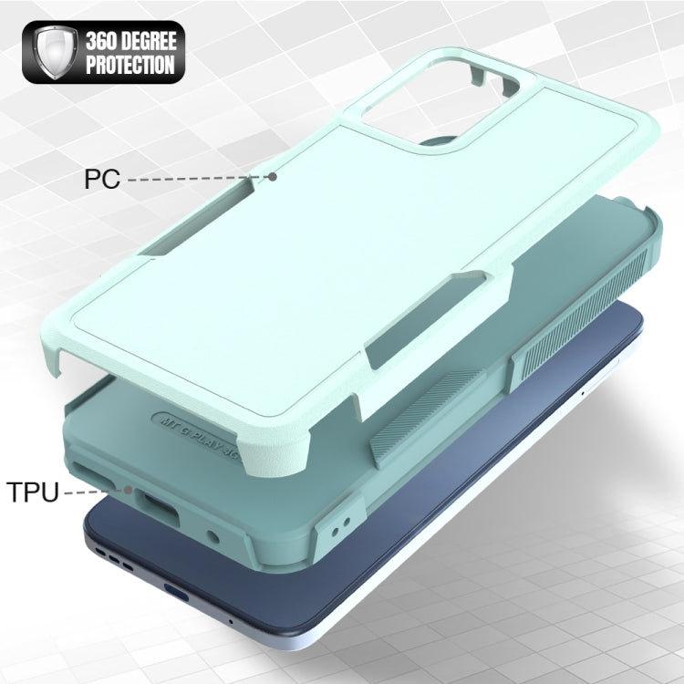 For Motorola Moto G Play 4G 2024 2 in 1 PC + TPU Phone Case