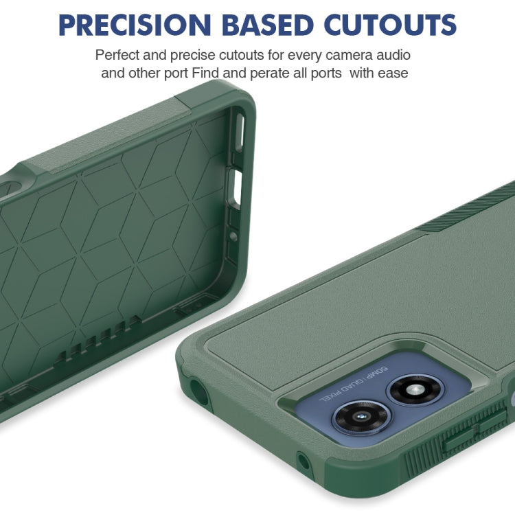For Motorola Moto G Play 4G 2024 2 in 1 PC + TPU Phone Case