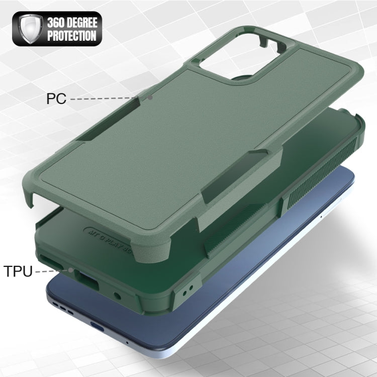 For Motorola Moto G Play 4G 2024 2 in 1 PC + TPU Phone Case
