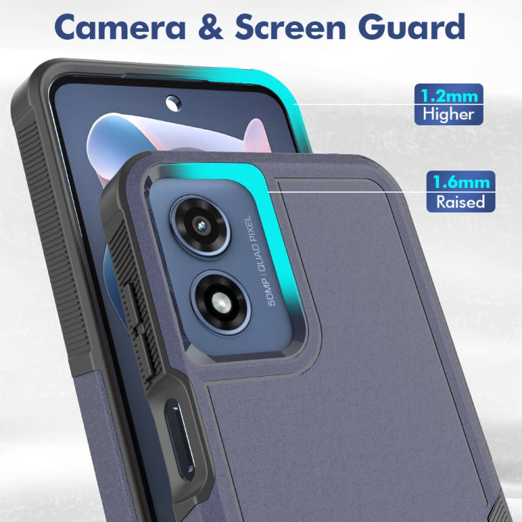 For Motorola Moto G Play 4G 2024 2 in 1 PC + TPU Phone Case