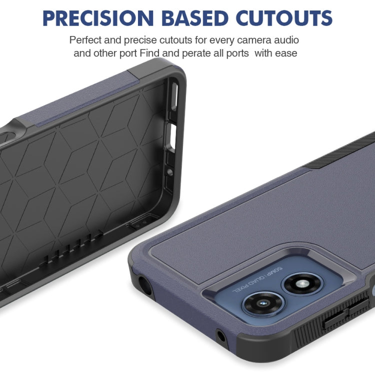 For Motorola Moto G Play 4G 2024 2 in 1 PC + TPU Phone Case