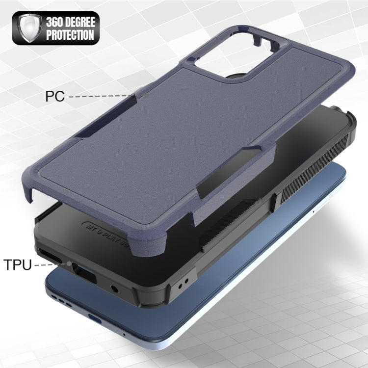 For Motorola Moto G Play 4G 2024 2 in 1 PC + TPU Phone Case