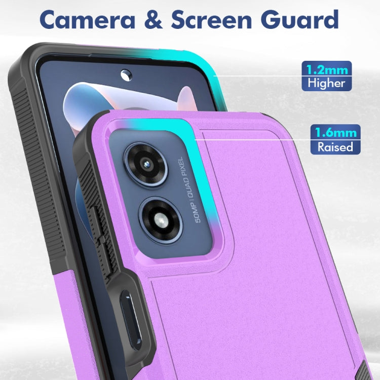 For Motorola Moto G Play 4G 2024 2 in 1 PC + TPU Phone Case