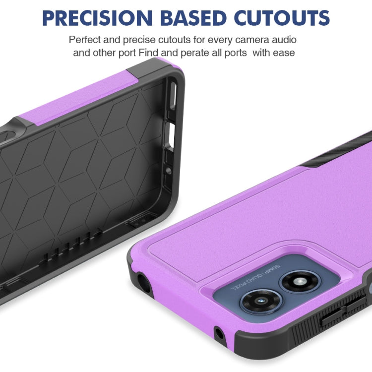 For Motorola Moto G Play 4G 2024 2 in 1 PC + TPU Phone Case
