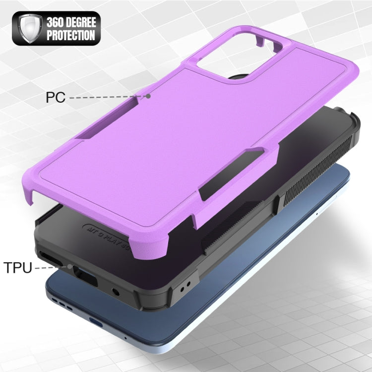 For Motorola Moto G Play 4G 2024 2 in 1 PC + TPU Phone Case