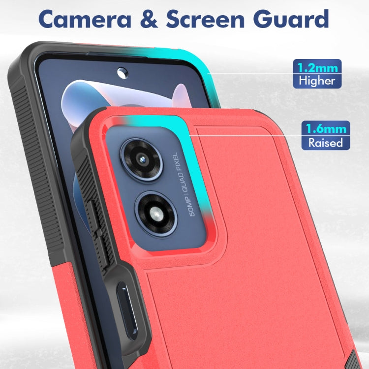 For Motorola Moto G Play 4G 2024 2 in 1 PC + TPU Phone Case