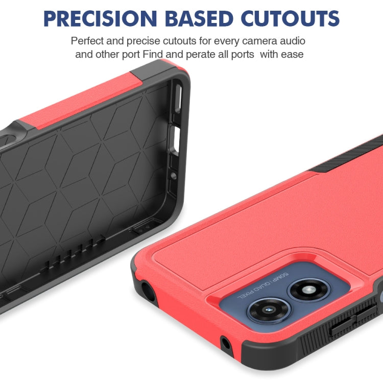 For Motorola Moto G Play 4G 2024 2 in 1 PC + TPU Phone Case