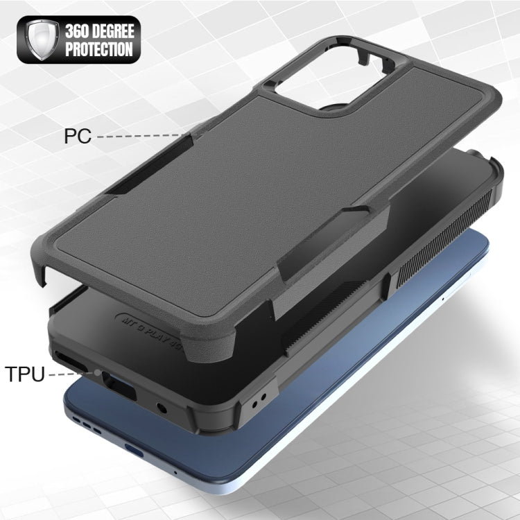 For Motorola Moto G Play 4G 2024 2 in 1 PC + TPU Phone Case