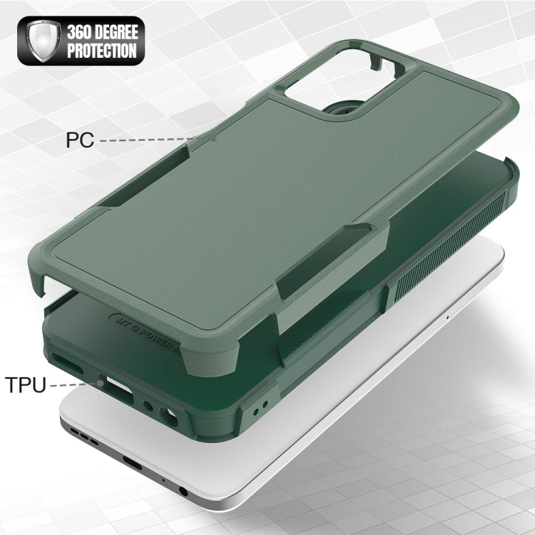 For Motorola Moto G Power 5G 2024 2 in 1 PC + TPU Phone Case