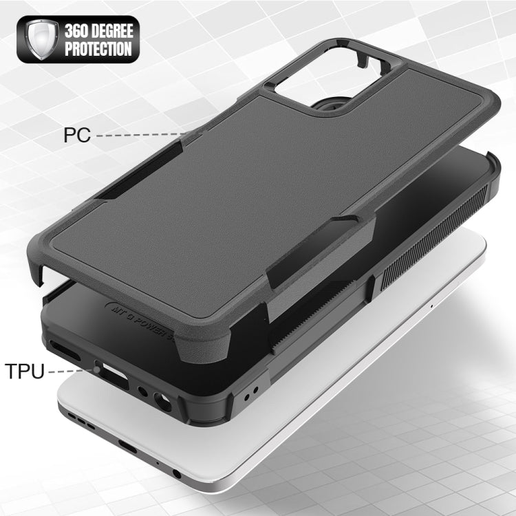 For Motorola Moto G Power 5G 2024 2 in 1 PC + TPU Phone Case