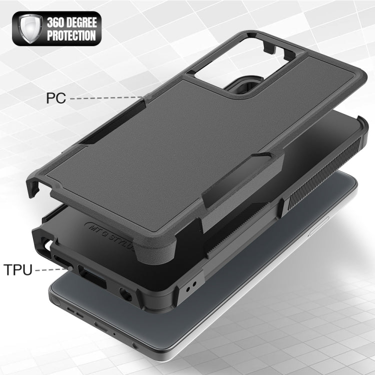 For Motorola Moto G Stylus 5G 2024 2 in 1 PC + TPU Phone Case