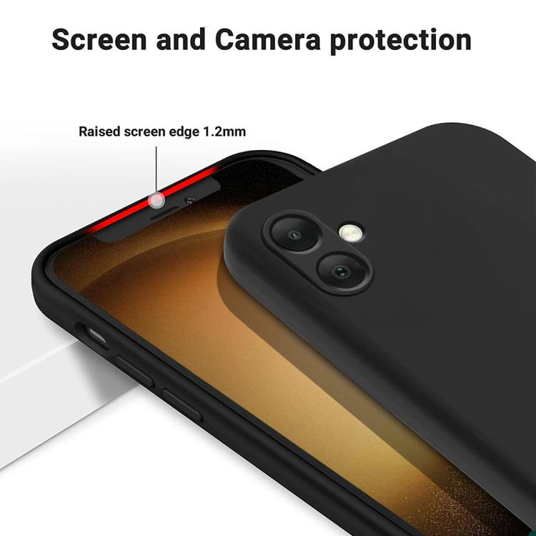 For Samsung Galaxy M05 / F05 Solid Color Liquid Silicone Dropproof Full Coverage Phone Case