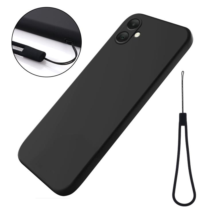 For Samsung Galaxy M05 / F05 Solid Color Liquid Silicone Dropproof Full Coverage Phone Case