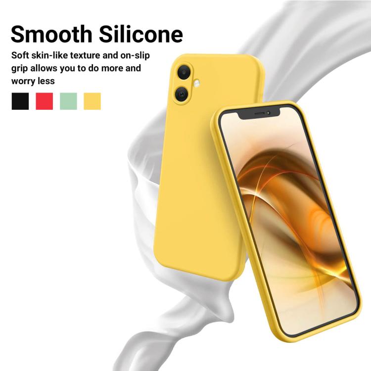 For Samsung Galaxy M05 / F05 Solid Color Liquid Silicone Dropproof Full Coverage Phone Case