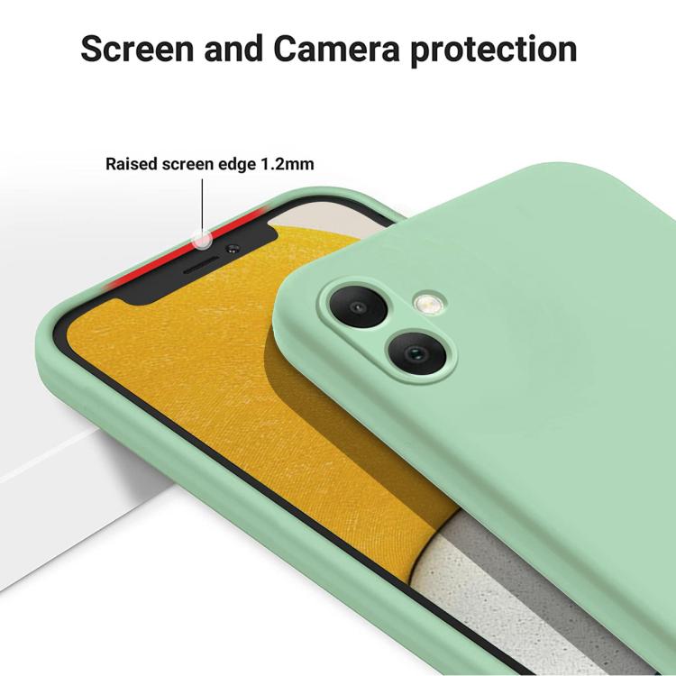 For Samsung Galaxy M05 / F05 Solid Color Liquid Silicone Dropproof Full Coverage Phone Case